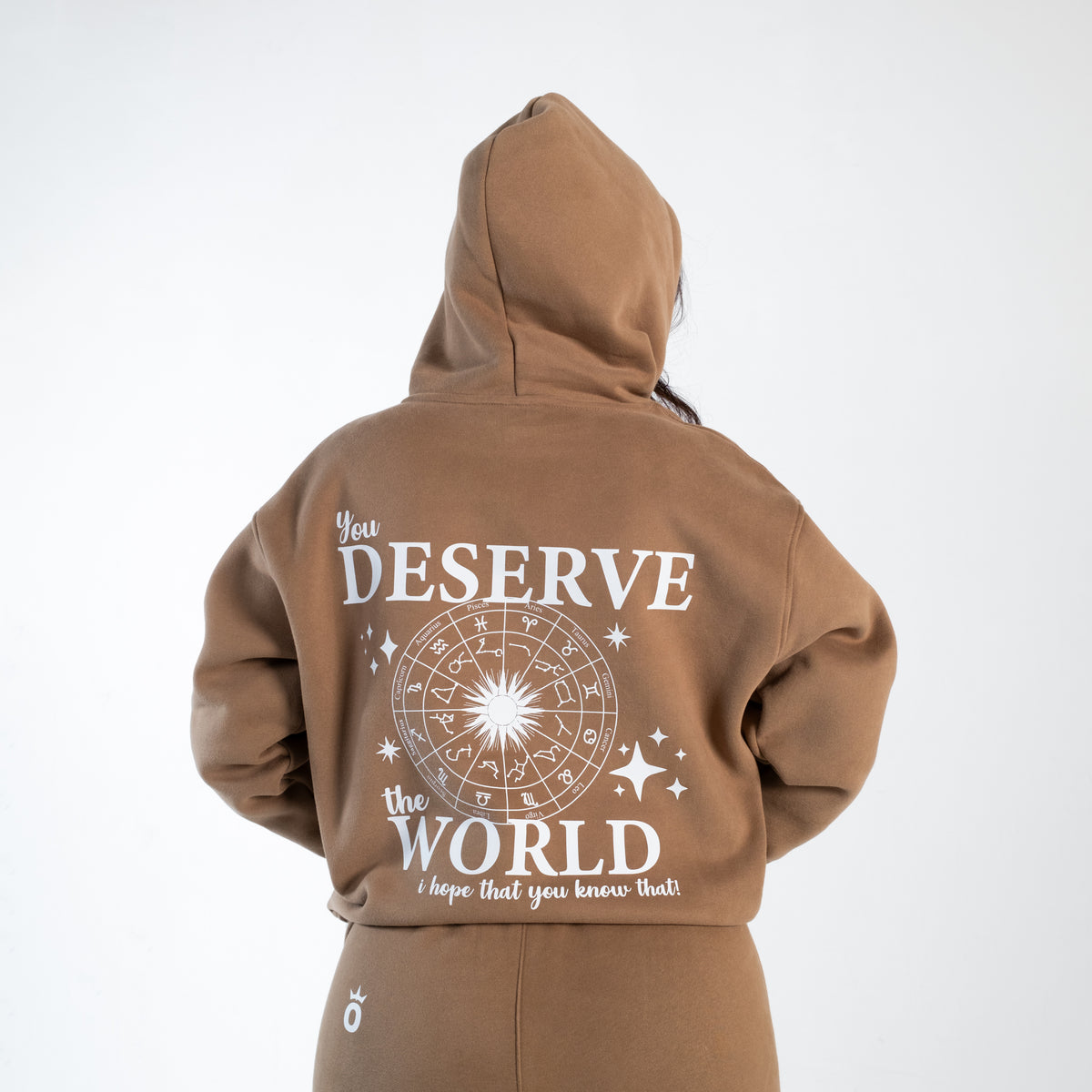 Zodiac Oversized Hoodie | Brown